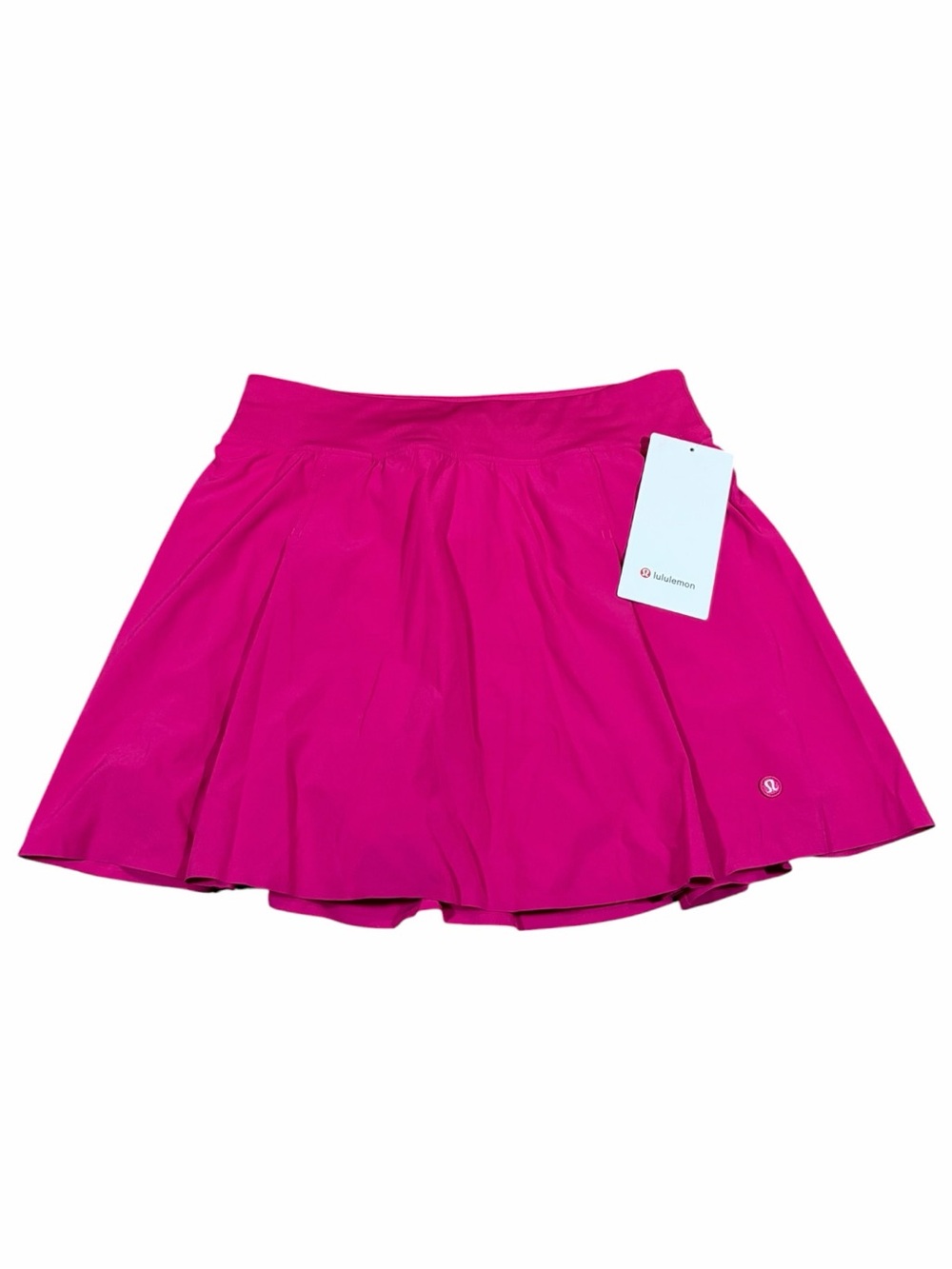NWT Lululemon A-Line Side-Pleat High-Rise Tennis Skirt *15” (Pink Flare) Size S